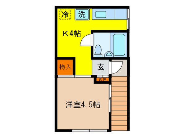 井出荘の物件間取画像